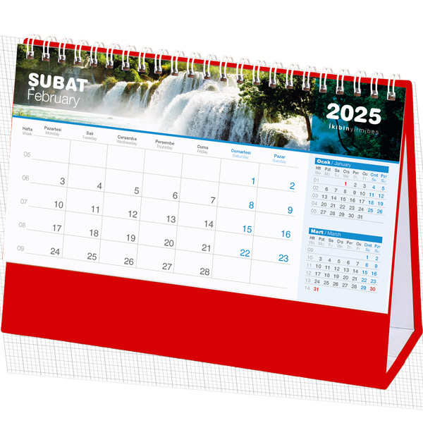 Şelale Masa Takvimi AMT-04-TK